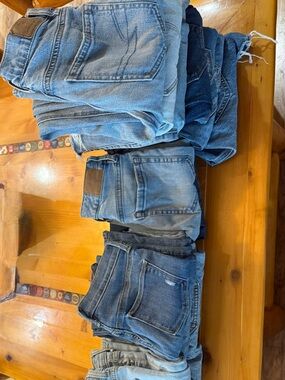 Entire LOT(13 pairs) of girls 10/12 & 00 Jeans!